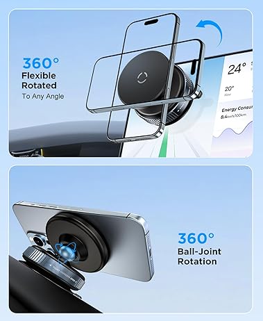 NOUVEAU SUPPORT DE TELEPHONE K009 ,MAGNETIQUE ,SUPER PUISSANT,ROTATIF 360°