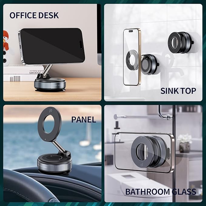NOUVEAU SUPPORT DE TELEPHONE K007, MAGNETIQUE ,RETRACTABLE, SUPER PUISSANT,ROTATIF 360°