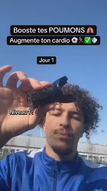 ORIGINAL LUNG TRAINER ,Appareil d'entraînement pulmonaire, appareil d'exercice de respiration portable.